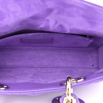 Christian Dior Lambskin Cannage Small Lady D-Joy Purple 5 of 10