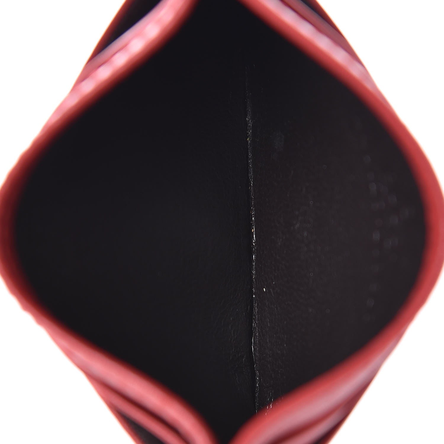 Gucci Calfskin Matelasse GG Marmont Card Holder Hibiscus Red 5 of 7