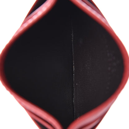 Gucci Calfskin Matelasse GG Marmont Card Holder Hibiscus Red 5 of 7