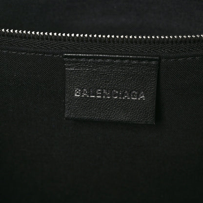 Balenciaga Coated Canvas BB Monogram Medium Signature East West Shopper Bag Black Grey 6 of 9