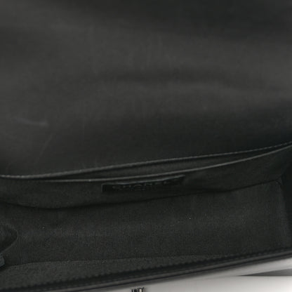 Chanel Calfskin Quilted Medium Boy Flap So Black 6 of 10