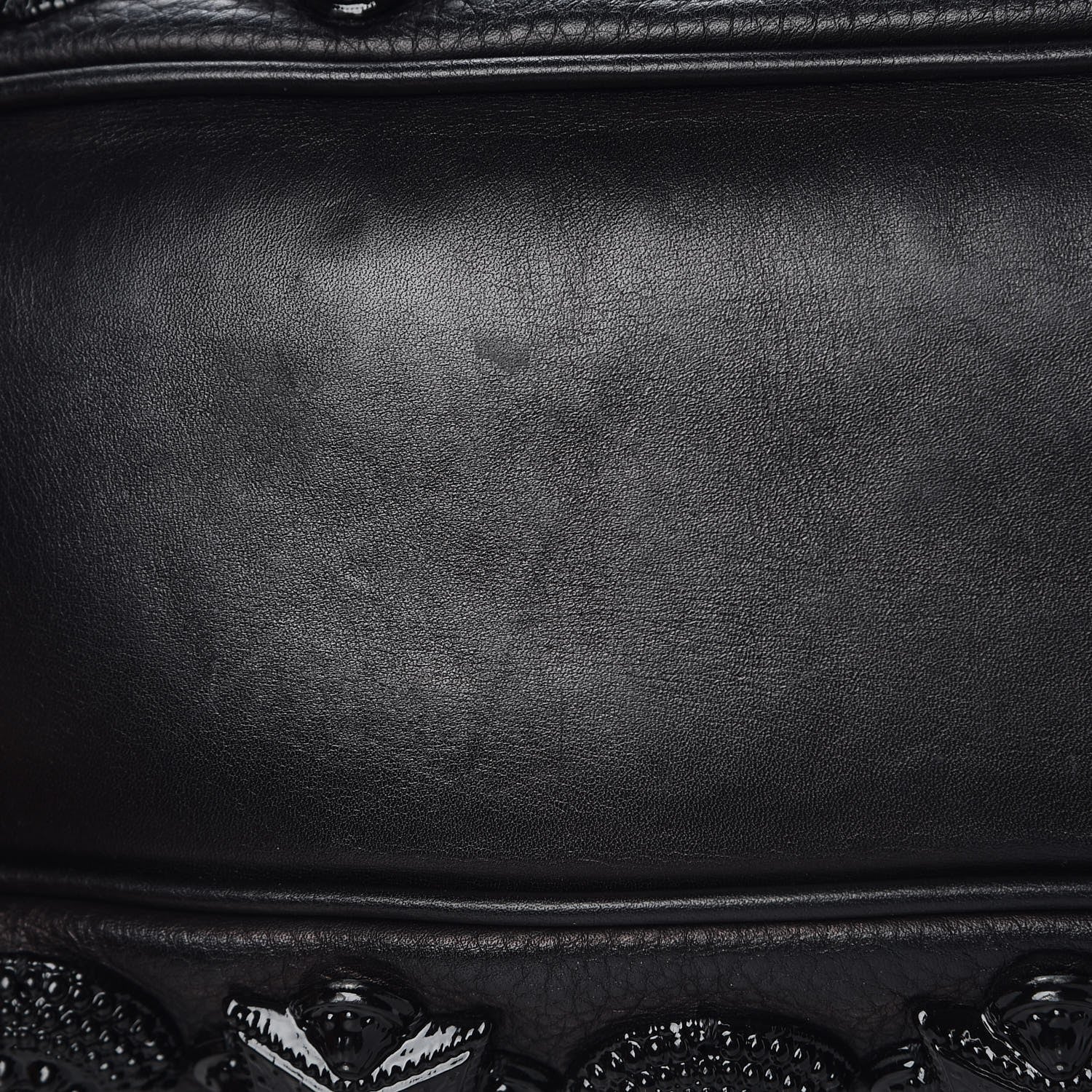Burberry Calfskin Mason Warrior Studded Hobo Black 11 of 13