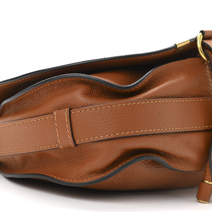 Chloe Calfskin Medium Marcie Round Crossbody Bag Tan 10 of 14