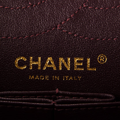 Chanel Aged Calfskin Chevron Quilted 2.55 Reissue 226 Burgundy 6 of 7