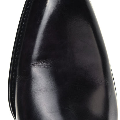 Louis Vuitton Hand Waxed Calfskin Mens LV Vendome Chelsea Boots 10 Black 6 of 7