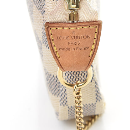 Louis Vuitton Damier Azur Mini Pochette Accessories 6 of 7