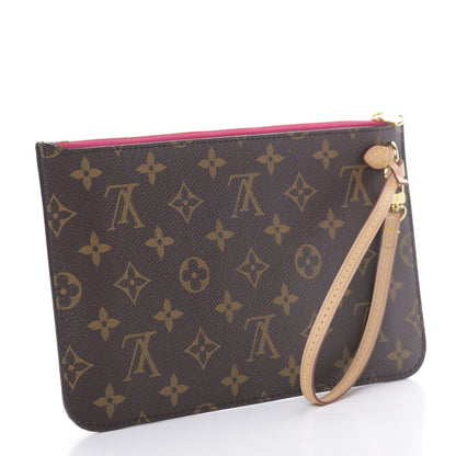 Louis Vuitton Monogram Neverfull MM GM Pochette Pivoine 3 of 10