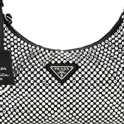 Prada Satin Crystal Mini Re-Edition 2000 Bag Cristal 8 of 10