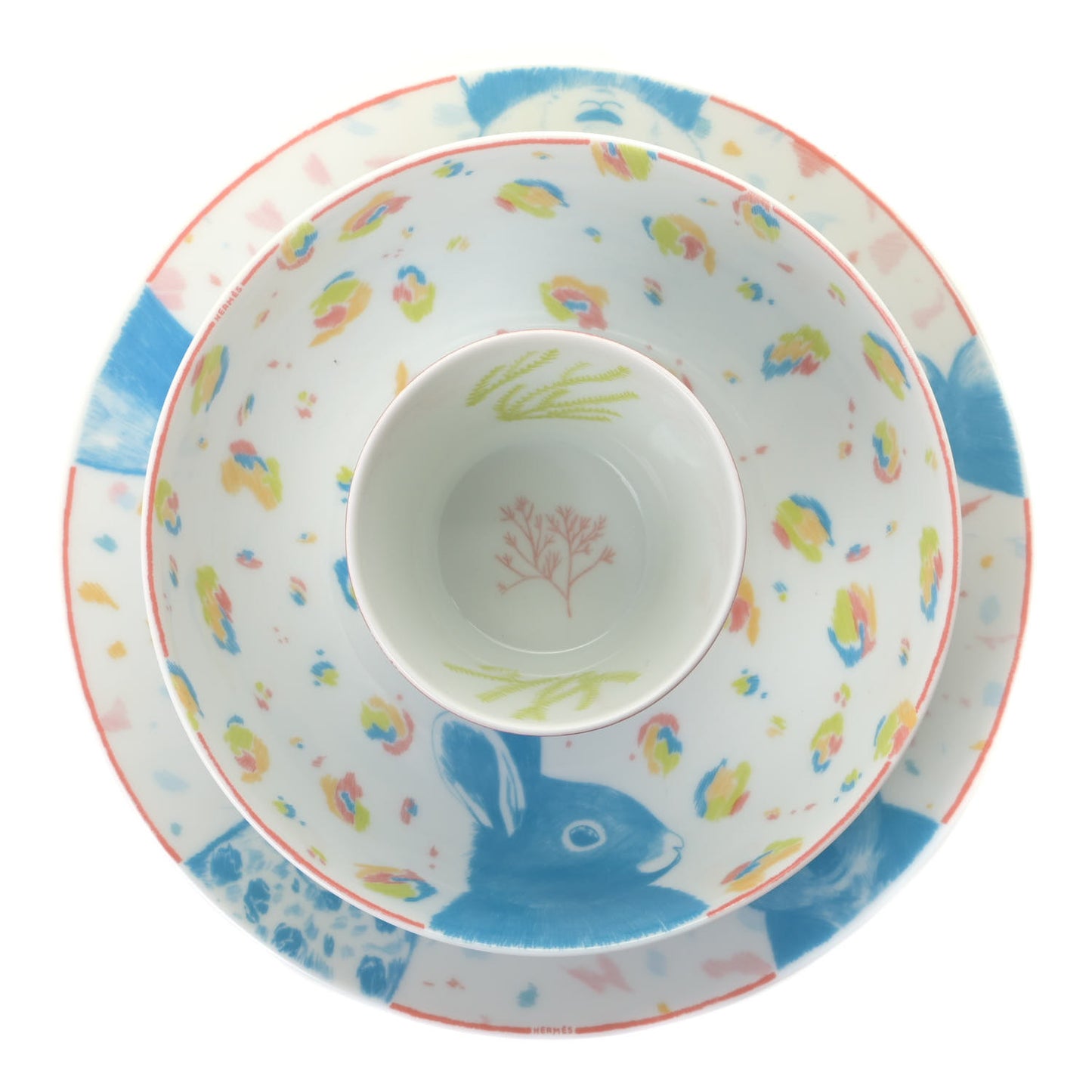 Porcelain Passe-Passe Set of 3
