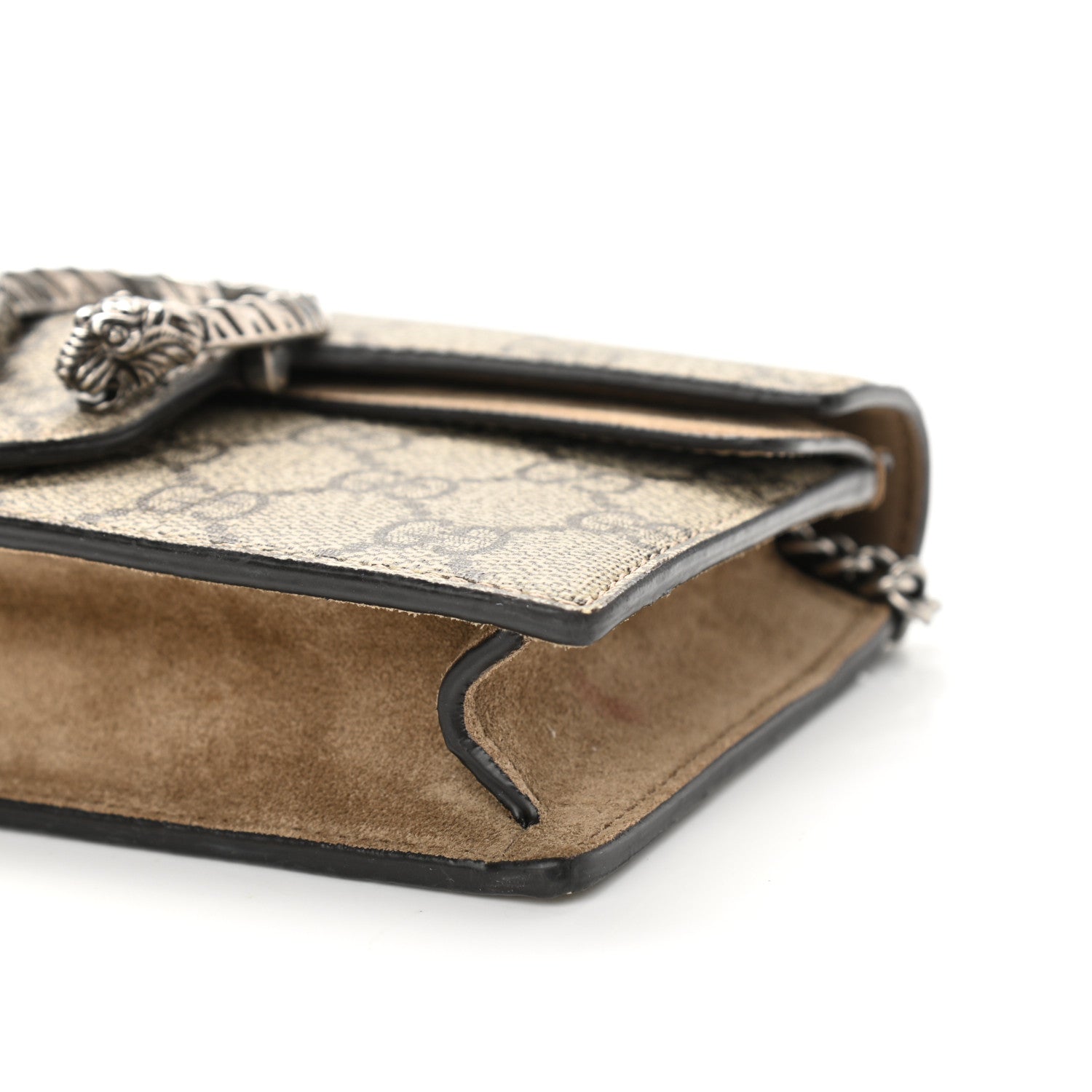 Gucci GG Supreme Monogram Super Mini Dionysus Shoulder Bag Taupe 9 of 11