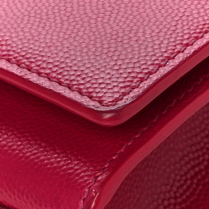 Saint Laurent Grain De Poudre Small Monogram Kate Satchel Bubblegum 14 of 22