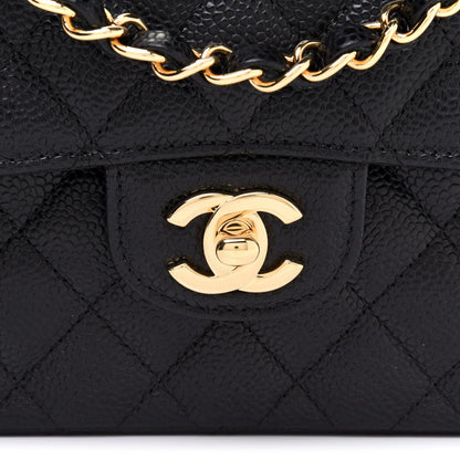 Chanel Caviar Quilted Small Double Flap Black 8 of 12