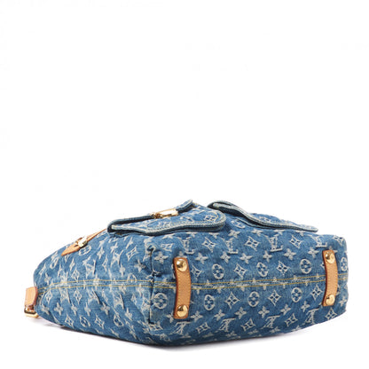 Louis Vuitton Denim Baggy GM Blue 4 of 8