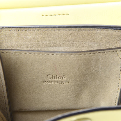 Chloe Suede Calfskin Mini Faye Bracelet Bag Lemonade 10 of 12