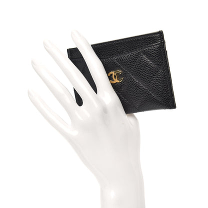Chanel Caviar Quilted Card Holder Black 2 of 10