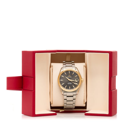 Omega Stainless Steel 18K Yellow Gold 38mm Seamaster Aqua Terra Automatic Watch Grey 231.20.39.21.06.004 5 of 5