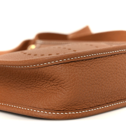 Hermes Taurillon Clemence Evelyne TPM Gold 10 of 11