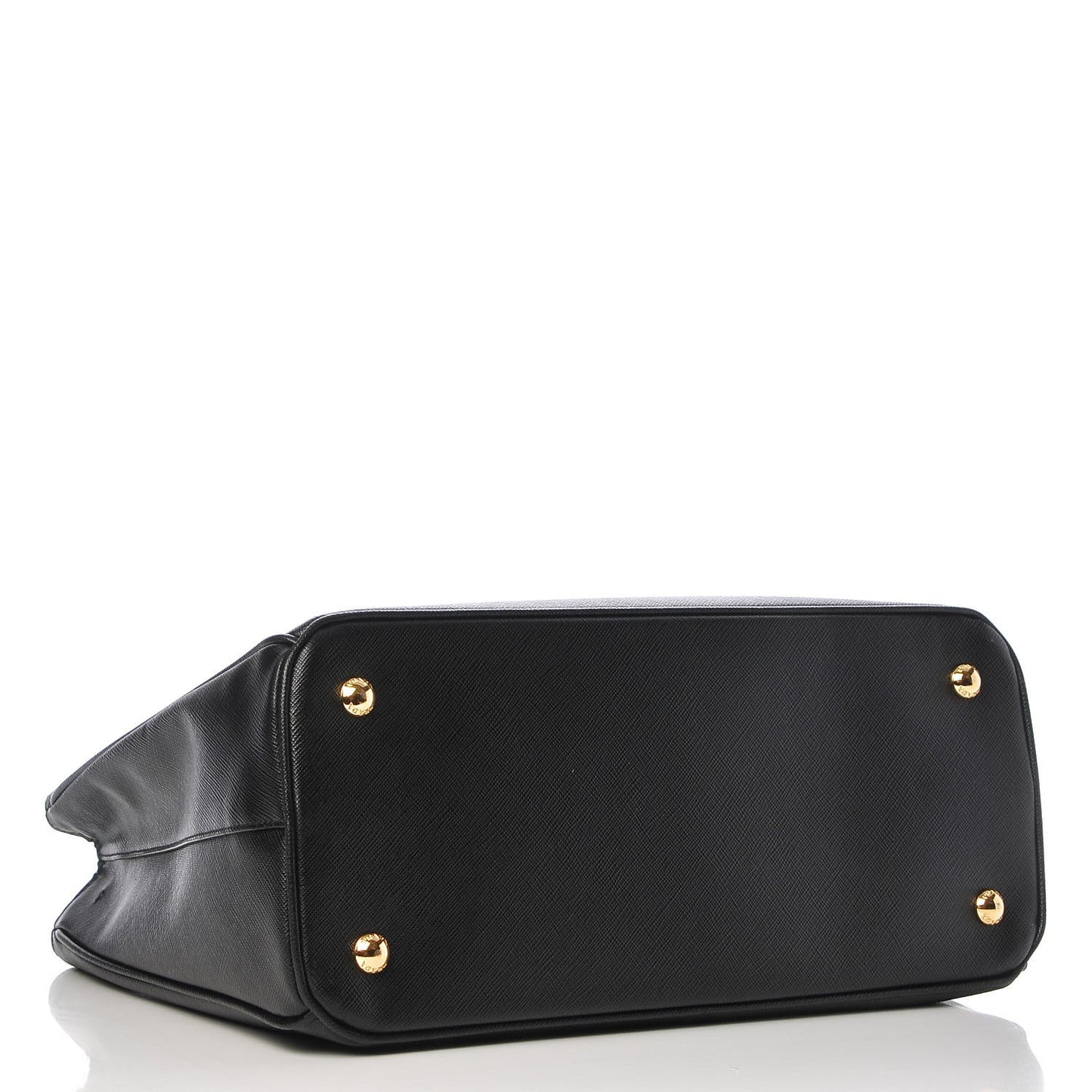 Saffiano Lux Medium Tote Black