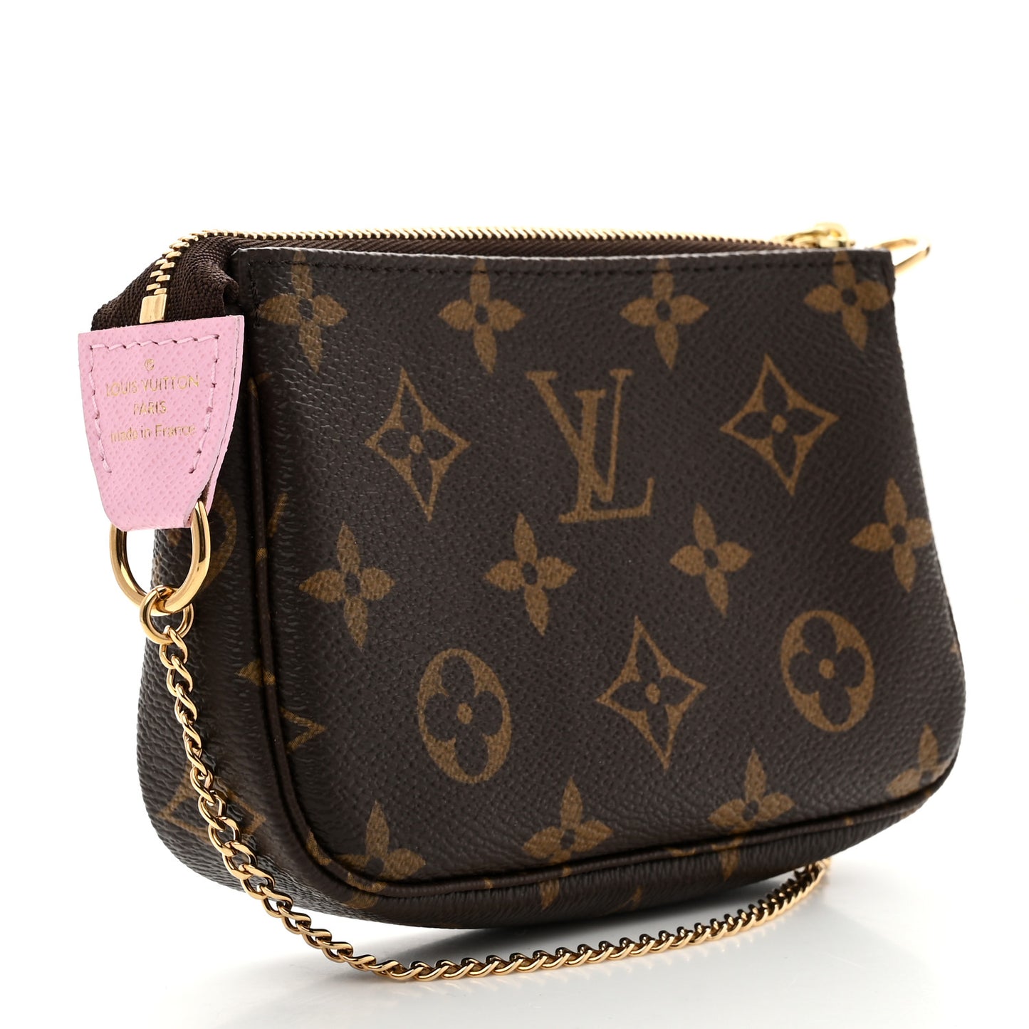 Monogram 2021 Christmas Animation Japanese Garden Mini Pochette Accessories Wisteria Pink