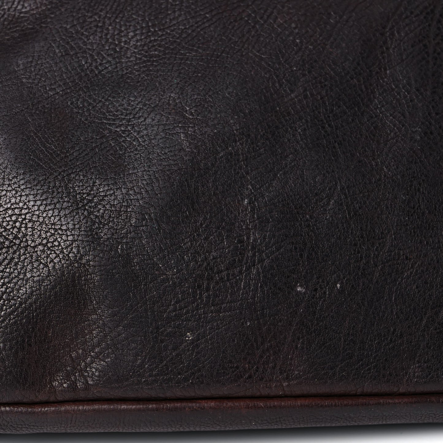 Calfskin Diamond Stitch Accordion Flap Brown