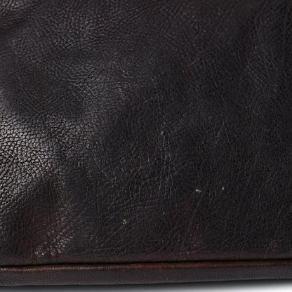 Chanel Calfskin Diamond Stitch Accordion Flap Brown 22 of 36