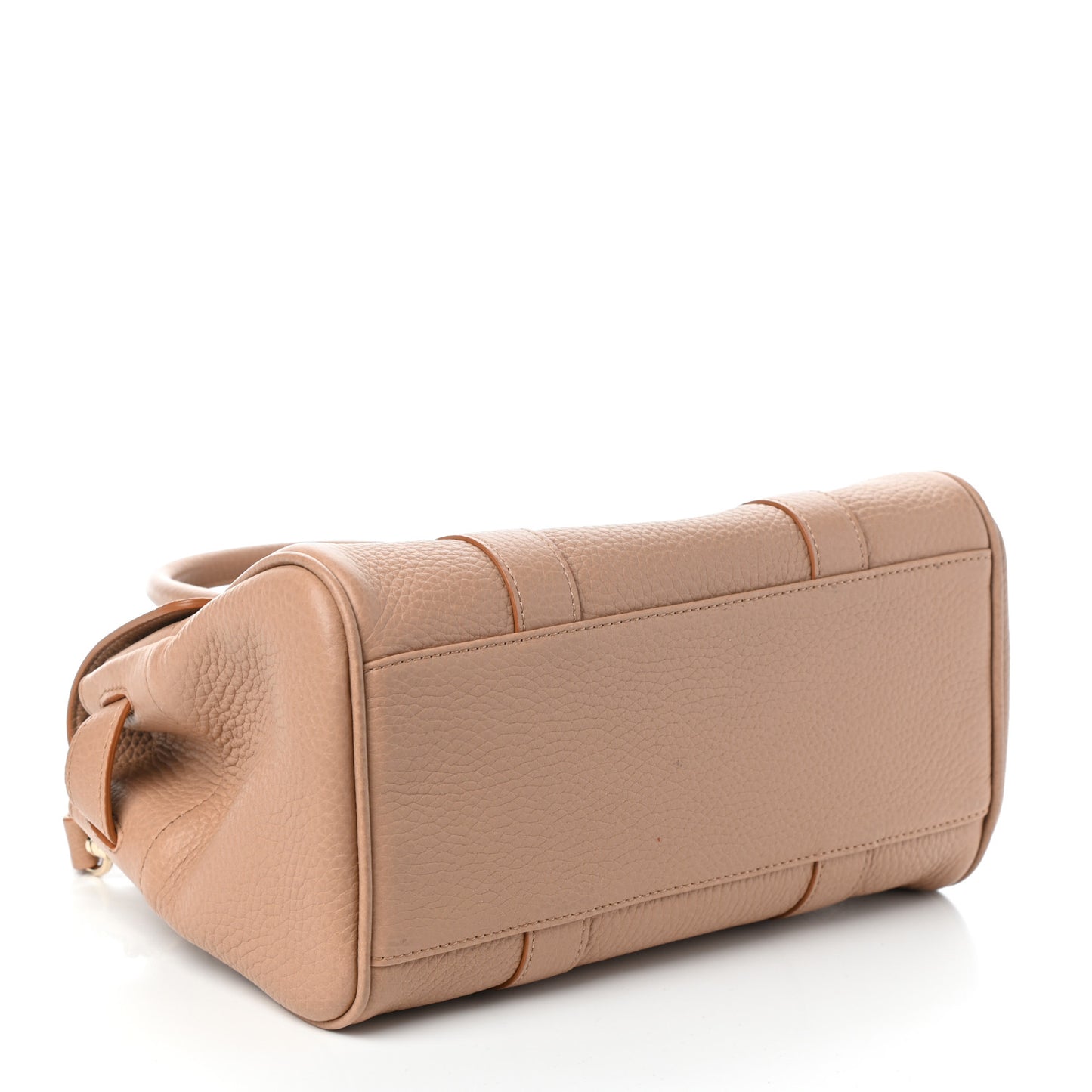 Spongy Pebbled Small Bayswater Satchel Rosewater