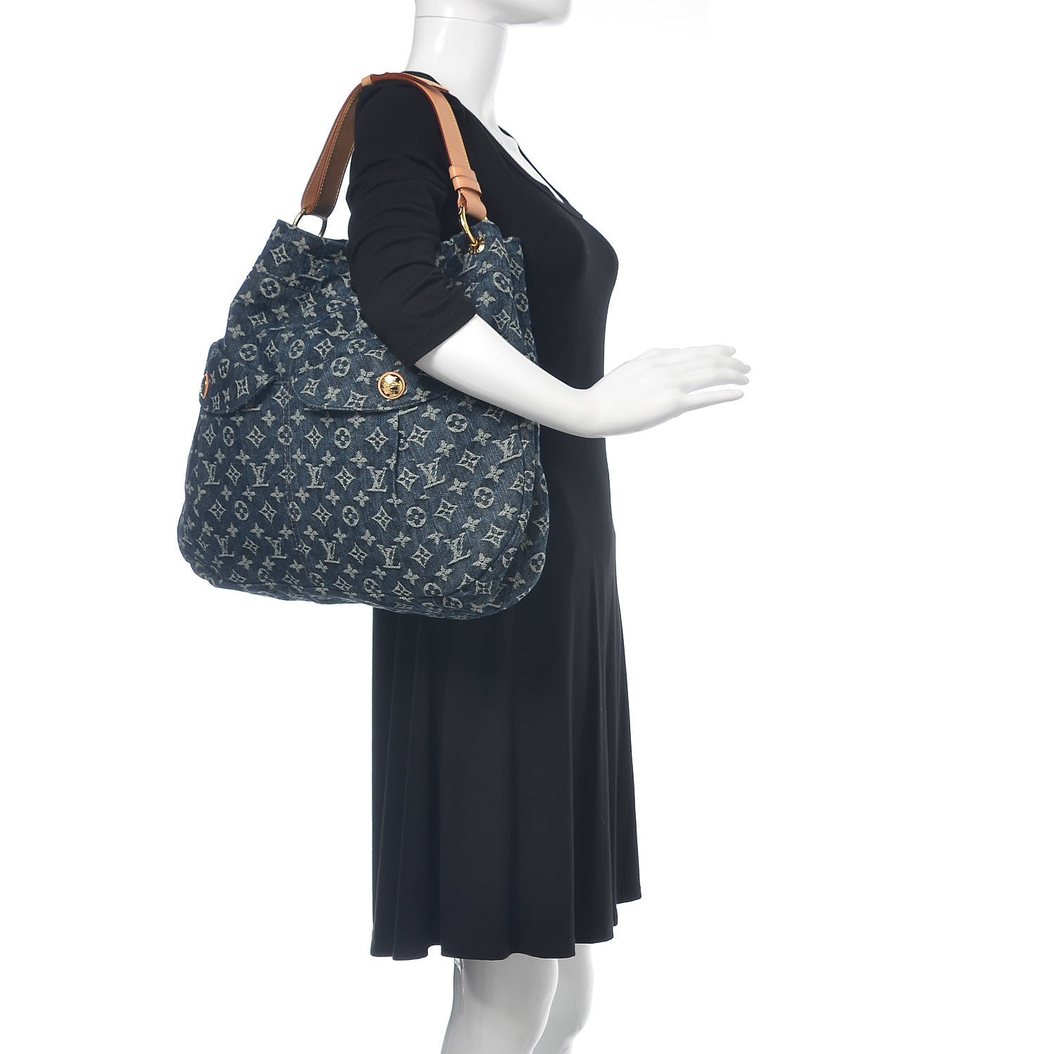 Louis Vuitton Denim Daily GM Gris Blue 2 of 8