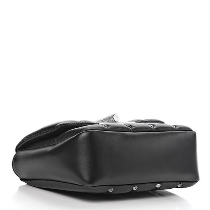 Tom Ford Lambskin Quilted Crystal Small Natalia Chain Bag Black 4 of 19