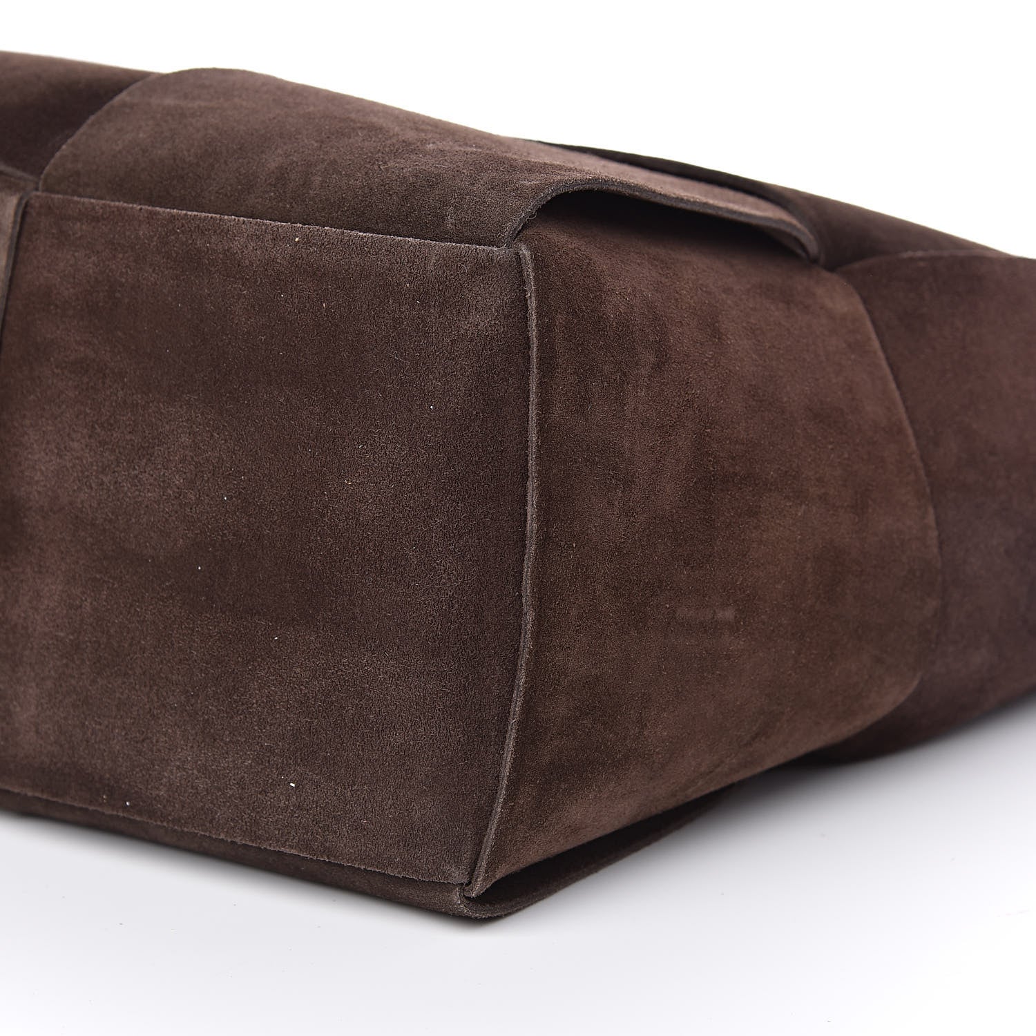 Bottega Veneta Suede Maxi Intrecciato Small Arco Tote Fondente 8 of 11