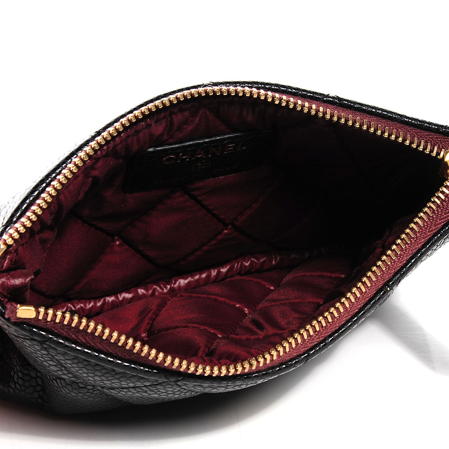 Chanel Caviar Quilted Coin Purse Case Black 8 of 8