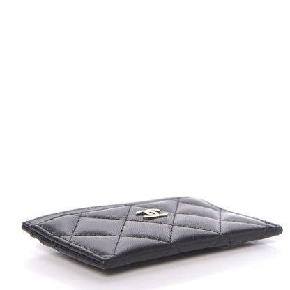 Chanel Lambskin Quilted Card Holder Black 4 of 9