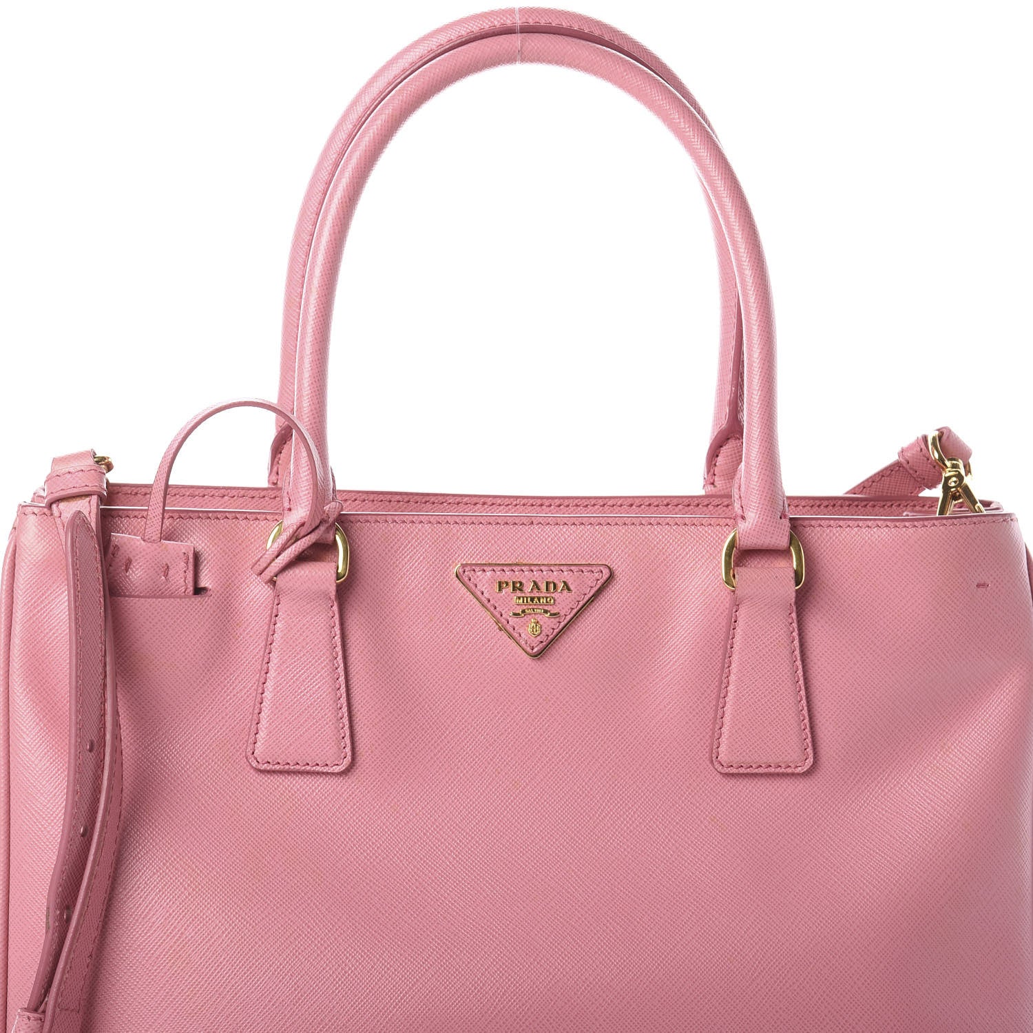 Prada Saffiano Lux Medium Tote Petalo 6 of 8