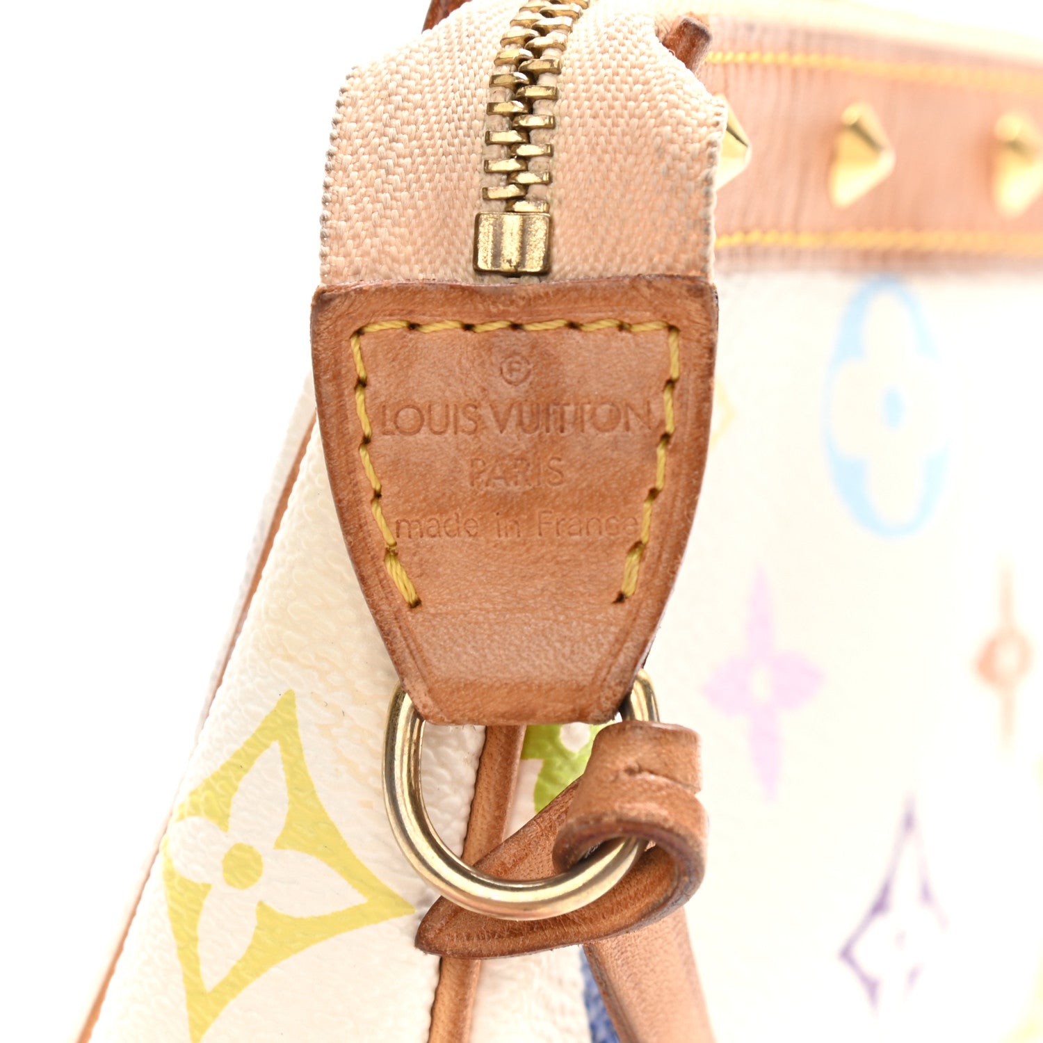 Louis Vuitton Monogram Multicolor Pochette Accessories White 6 of 10