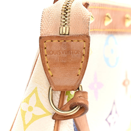 Louis Vuitton Monogram Multicolor Pochette Accessories White 6 of 10