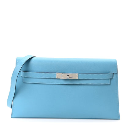 Hermes Madame Calfskin Kelly Elan Bleu du Nord 1 of 9
