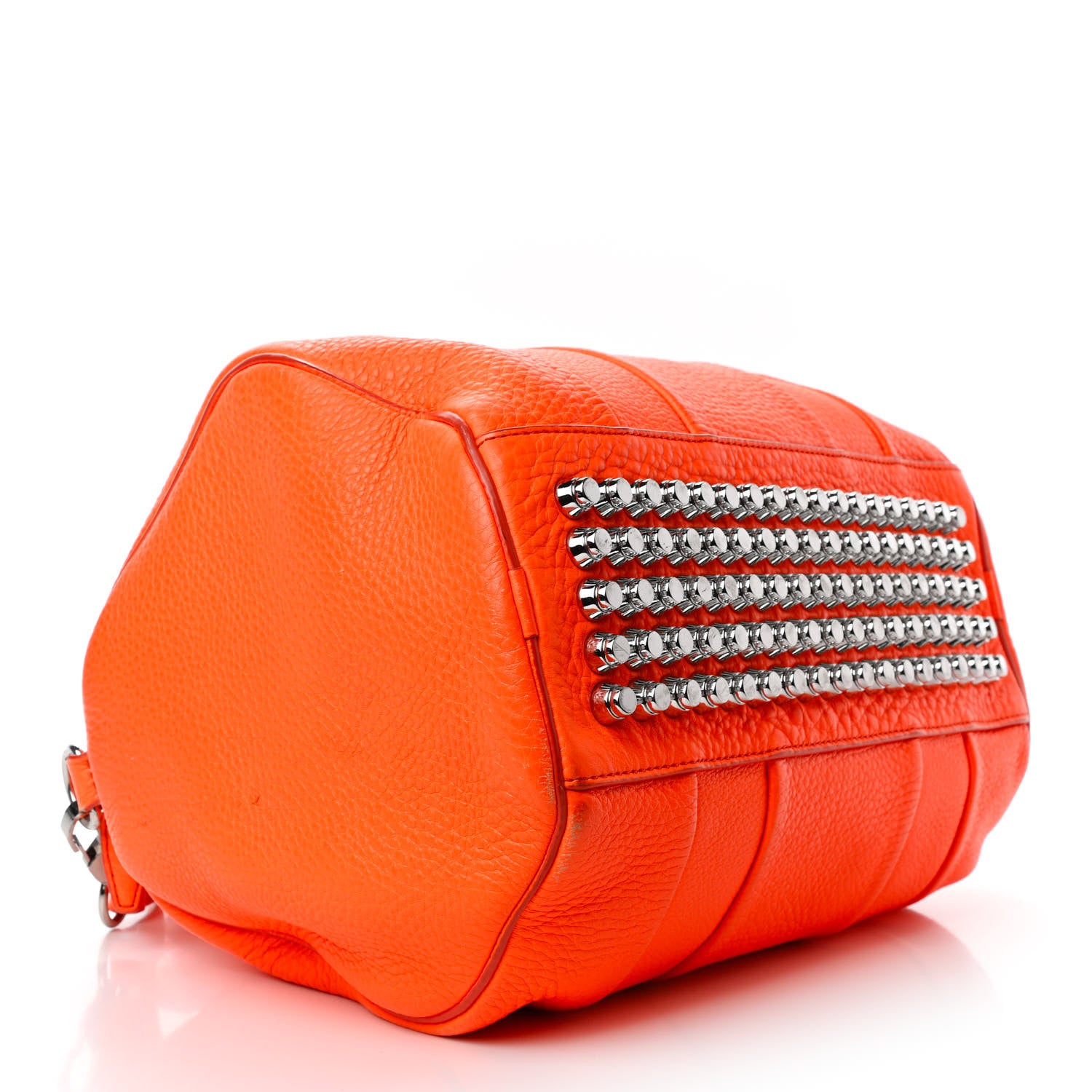 Alexander Wang Pebbled Lambskin Rocco Flame Rhodium Hardware 3 of 6