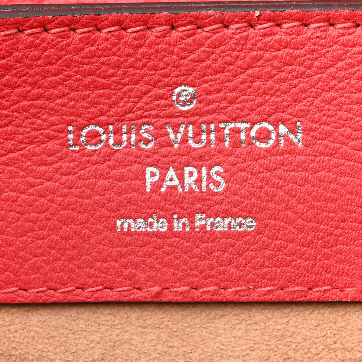 Louis Vuitton Soft Calfskin Lockme Backpack Poppy 6 of 16