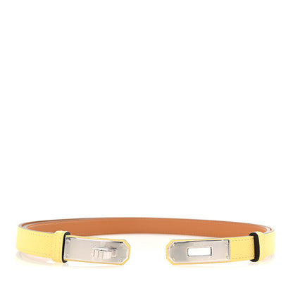 Hermes Epsom Kelly Belt Jaune Poussin 3 of 5