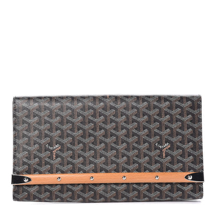 Goyard Goyardine Monte Carlo Bois Clutch Black 1 of 7