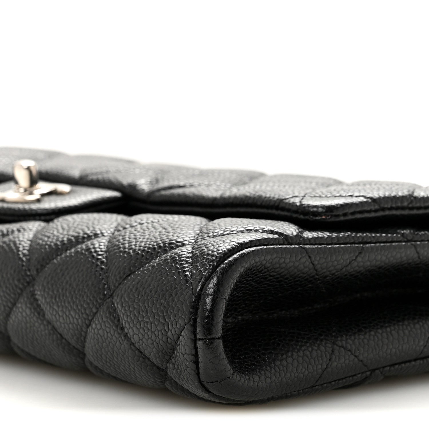 Chanel Caviar Quilted Clutch With Chain Flap Black 10 of 12