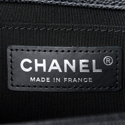 Chanel Caviar Quilted Medium Boy Flap Black 6 of 11