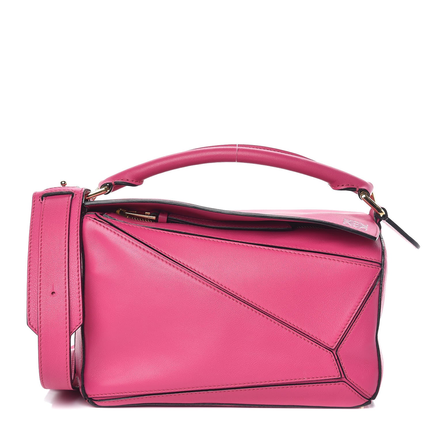 Loewe Calfskin Small Puzzle Bag Fuchsia 1 of 15