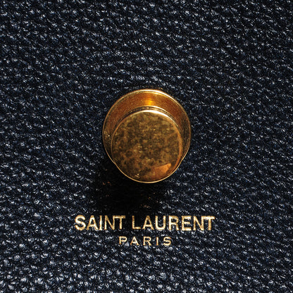 Saint Laurent Calfskin Large Muse Two Black 7 of 12