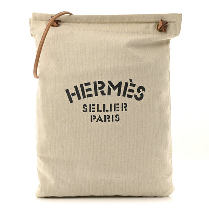 Hermes Canvas Swift Aline Grooming Bag Gold 1 of 14