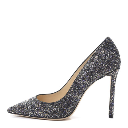 Jimmy Choo Coarse Glitter Romy 100 Pumps 38 Multicolor 1 of 8
