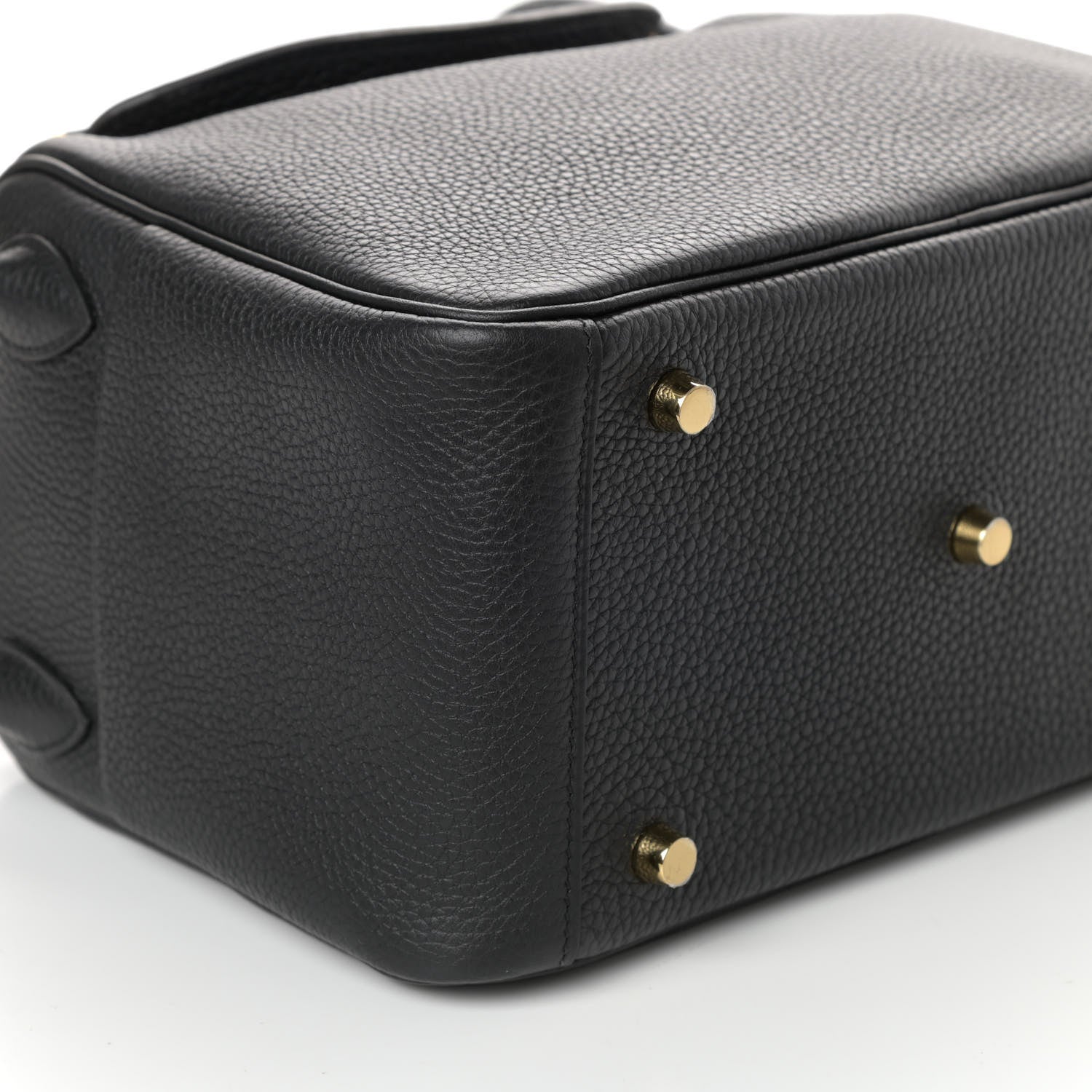 Hermes Taurillon Clemence Matte Niloticus Crocodile Touch Lindy 26 Black 8 of 9