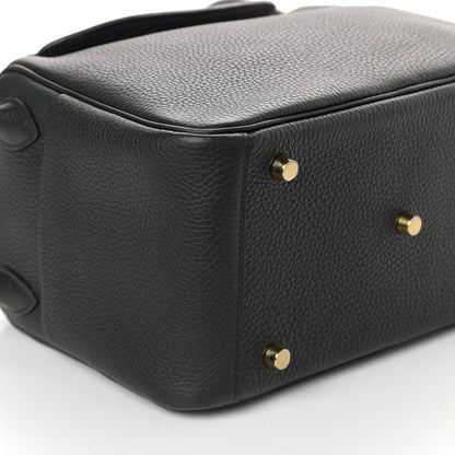 Hermes Taurillon Clemence Matte Niloticus Crocodile Touch Lindy 26 Black 8 of 9