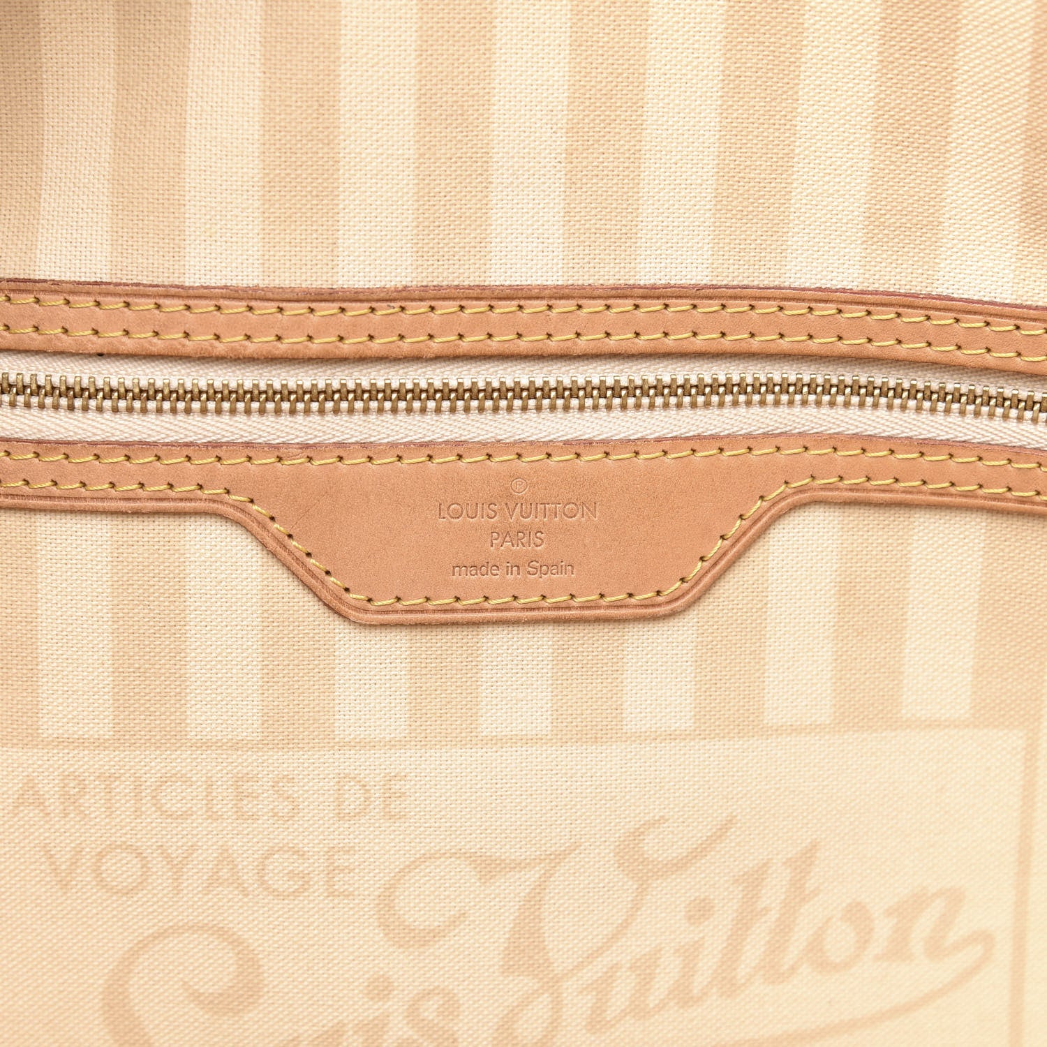 Louis Vuitton Monogram Rayures Neverfull GM 6 of 21