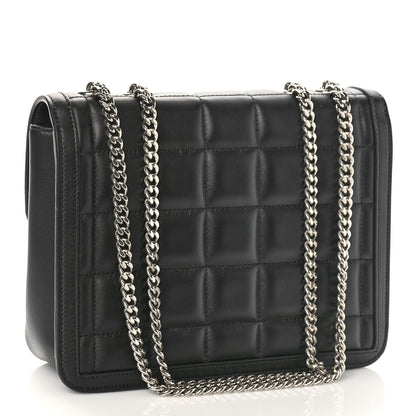 Gucci Calfskin Quilted Small Deco Shoulder Bag Black 2 of 7