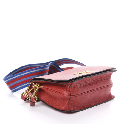 Prada Vitello Daino Flap Crossbody Rosso 4 of 8